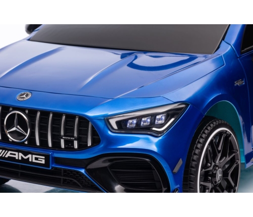 Elektriskā sporta automašīna bērniem Mercedes CLA 45s AMG Blue Painted