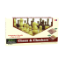 Strategy Game Chess Checkers 2in1 Board