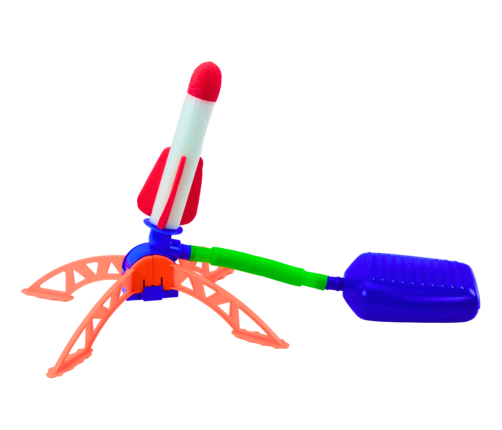 Foam Rocket Launcher Pump Set Blue Garden