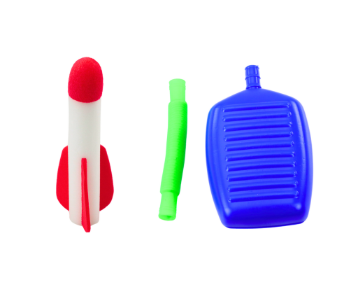 Foam Rocket Launcher Pump Set Blue Garden