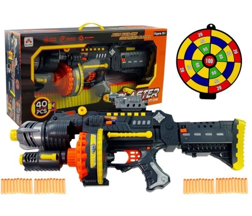 Foam Bullets Rifle with Target 40 pcs of Bullets