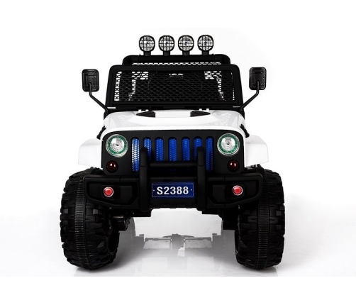 Divvietīgs bērnu elektromobilis S2388 Jeep White