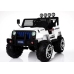 Двухместный детский электромобиль S2388 Jeep White