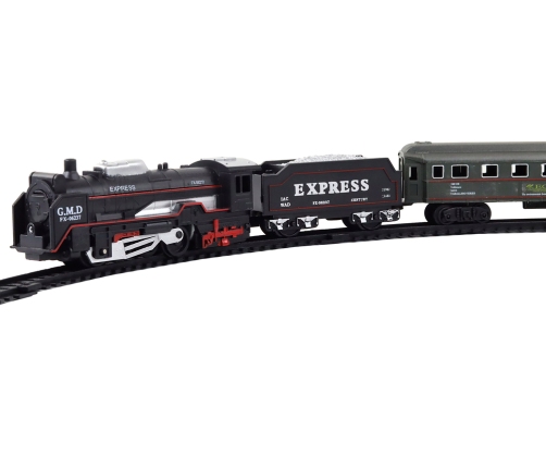 Railway King Set Including Locomotive & 9 Wagons 150 cm