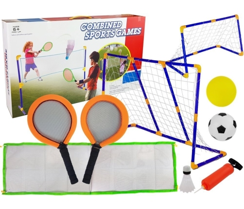 Badminton Volleyball Set 3 in 1 Two Versions of Goal