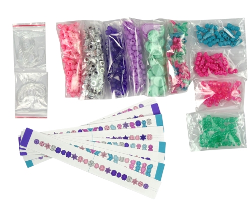 Bracelet Making Set Coloured Beads Container Creator