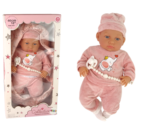 Baby Doll 46 cm Pink teat Baby Elephant