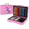 Large Artistic Set in a 145-piece suitcase Pink Unicorn