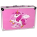 Large Artistic Set in a 145-piece suitcase Pink Unicorn