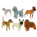 Set of 6 Dog Figurines Dog Breed Figures