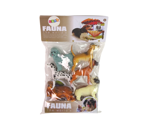 Set of 6 Dog Figurines Dog Breed Figures