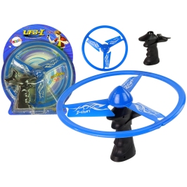 Flying Disc Ufo Launcher Blue