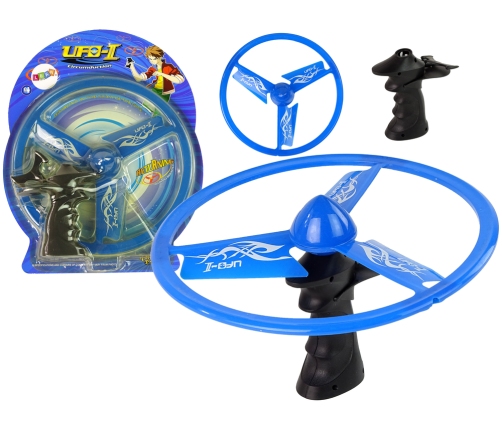 Flying Disc Ufo Launcher Blue