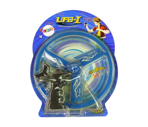 Flying Disc Ufo Launcher Blue