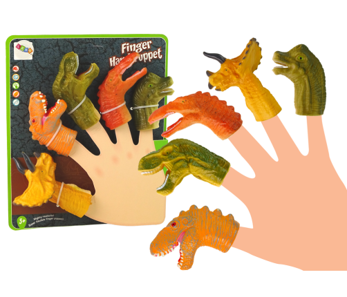 Finger Puppets Dinosaurs Animals 5 pcs.