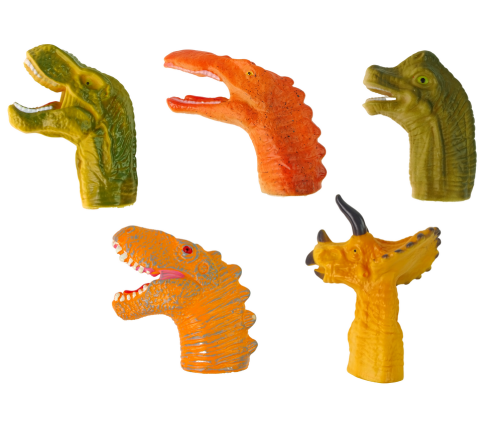 Finger Puppets Dinosaurs Animals 5 pcs.