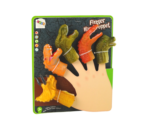 Finger Puppets Dinosaurs Animals 5 pcs.