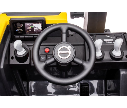 Bērnu elektriskais traktors Volvo DK-VE888 Yellow