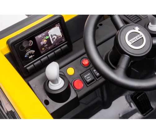 Bērnu elektriskais traktors Volvo DK-VE888 Yellow