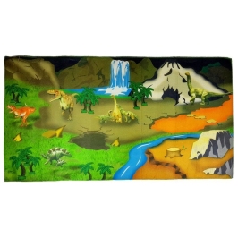 Mat With Dinosaurs Educational Carpet