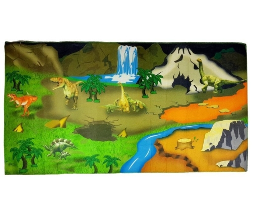 Mat With Dinosaurs Educational Carpet