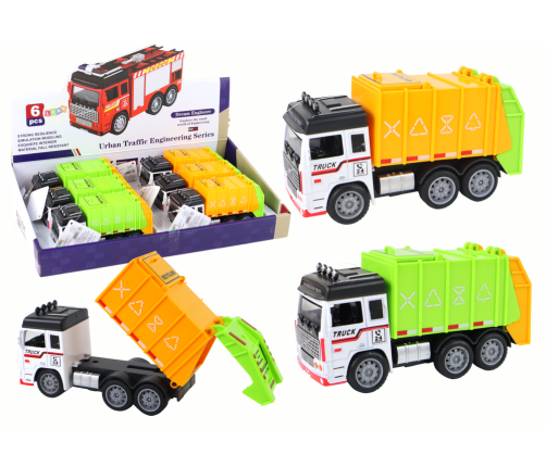 Car Garbage Truck Trailer 2 Colors