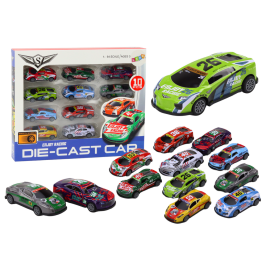 Set of Toy Cars, Spring Springs, Sports Racing Cars 1:64, 10 pcs.