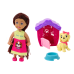 Mini Doll Long Hair Colorful Dress Dog Buda