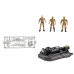 Military Set Military Tank Jet Soldiers Sound Lights