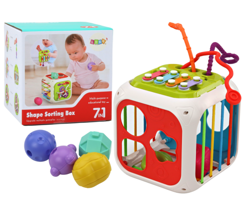 Educational Cube For Babies Sorter 7in1