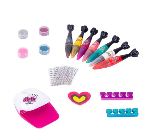 Large Nail Art Set Glitter Markers