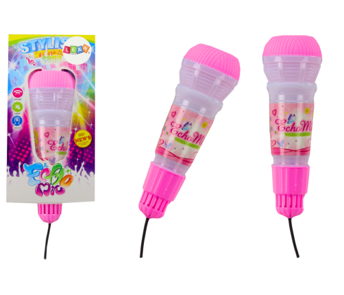 Children's Microphone Echo Light Pink