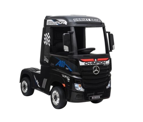 Electric Ride-On Car Mercedes Actros Black Painted