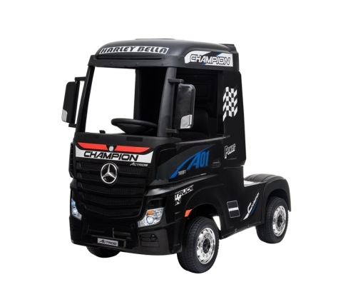 Electric Ride-On Car Mercedes Actros Black Painted