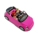 Dolls with a Car Auto Coupe Sound and Lights 43 cm Pink