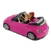 Dolls with a Car Auto Coupe Sound and Lights 43 cm Pink