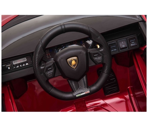 Elektriskā sporta automašīna bērniem Lamborghini Sian Red