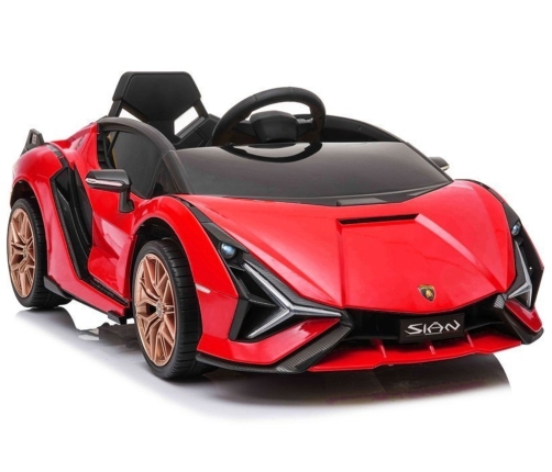 Электрический спортивный автомобиль для детей Lamborghini Sian Red