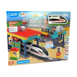 Building Blocks Train Railway Station CADA 108 Elements