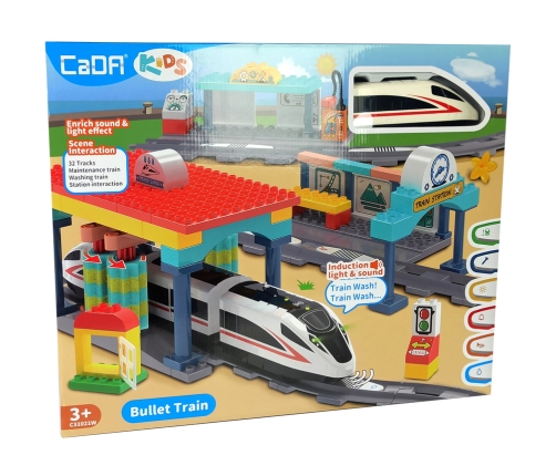 Building Blocks Train Railway Station CADA 108 Elements