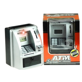 Cash Point Dispenser ATM Realistic Money Box