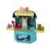 Cat Beauty Salon Set Pet in a Suitcase Backpack Blue