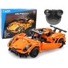 Construction Blocks Porsche Orange Sports Car 421 Elements