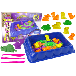 Kinetic Sand Set Moulded Dinosaurs 3 Colours