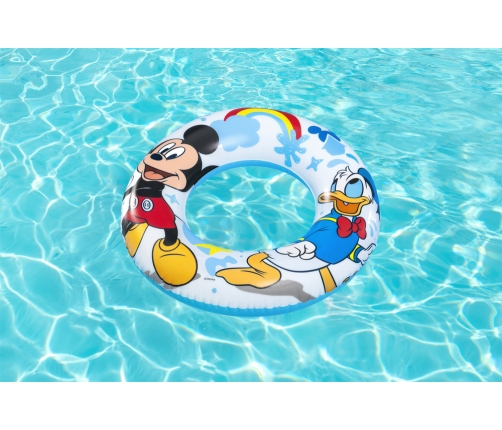 Mickey Mouse Inflatable Swimming Ring 56 cm Bestway 91004