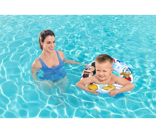 Mickey Mouse Inflatable Swimming Ring 56 cm Bestway 91004