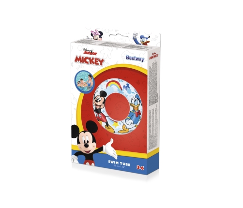 Mickey Mouse Inflatable Swimming Ring 56 cm Bestway 91004