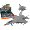 Dark Gray Friction Drive Fighter Plane 1:72