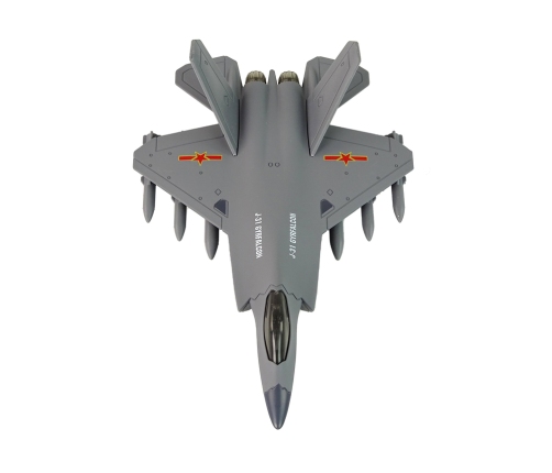 Dark Gray Friction Drive Fighter Plane 1:72