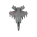 Dark Gray Friction Drive Fighter Plane 1:72